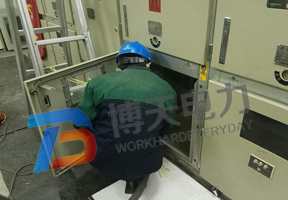 高壓柜電纜除塵