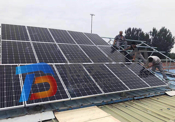 河北保定居民光伏安裝中
